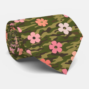 Modernes Blumenmuster-Geschäft Krawatte