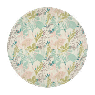 Modernes Blumenmuster Schneidebrett