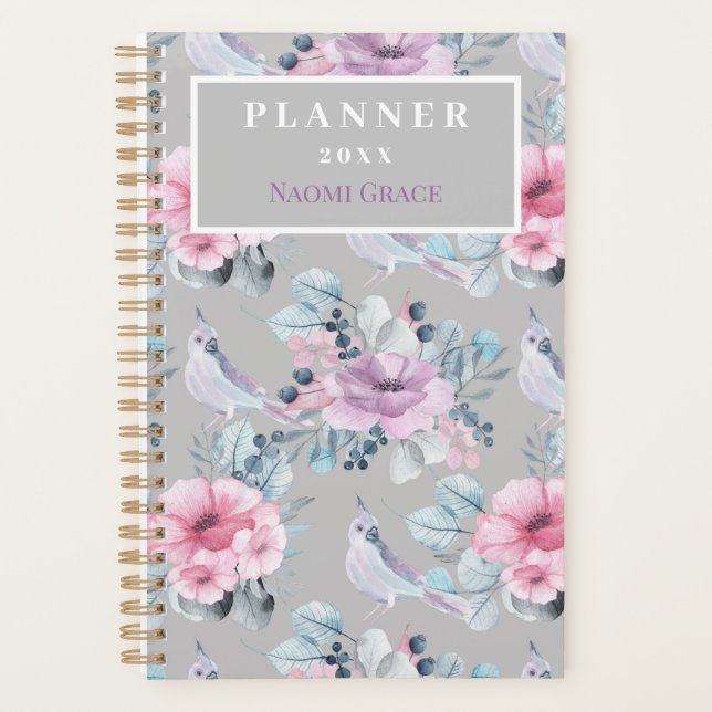 Modernes Blumenzeitalter Planer (Vorderseite)