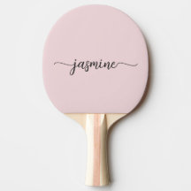 Modernes Blush Pink Individuelle Name Signature Sc