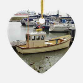 Modernes Boat Traditioneller Stil Keramik Ornament