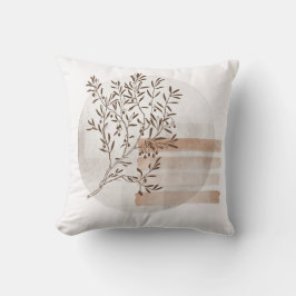 Modernes Bohemisches Foliage-Kissen Kissen