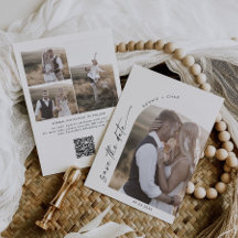 Modernes Boho Arch QR Code Foto