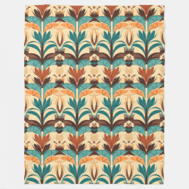 Modernes Boho aus dem Mittelalter Fleecedecke