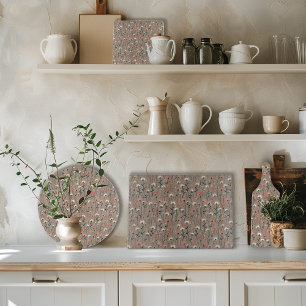 Modernes Boho Chic Wildblume Muster Cutting Board Schneidebrett