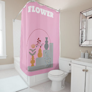Modernes Boho Duschvorhang