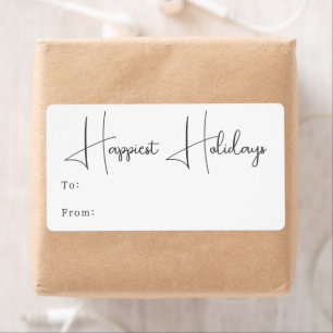 Modernes Boho glücklichste Ferien Rechteckiges Ges