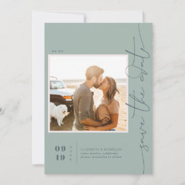 Modernes Boho Ocean Glass | FOTO SAVE THE DATE