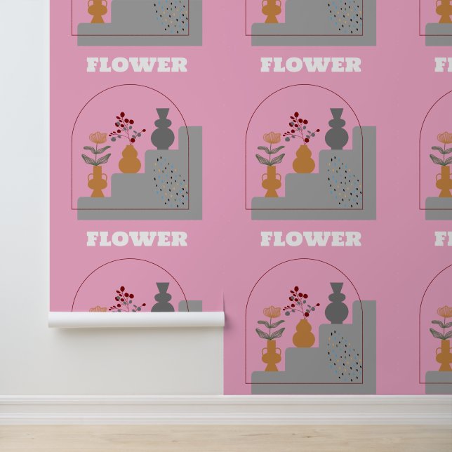 Modernes Boho Tapete (Anwendung)