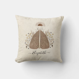 Modernes Boho Vintag Butterfly Moth Throw Kissen