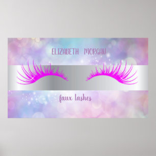 Modernes Bokeh, Strip, Imitate Lashes Poster