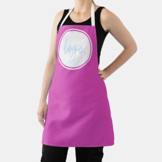 MODERNES BOLD PINK FARBGESCHÄFTSLOGO-UNTERNEHMEN SCHÜRZE