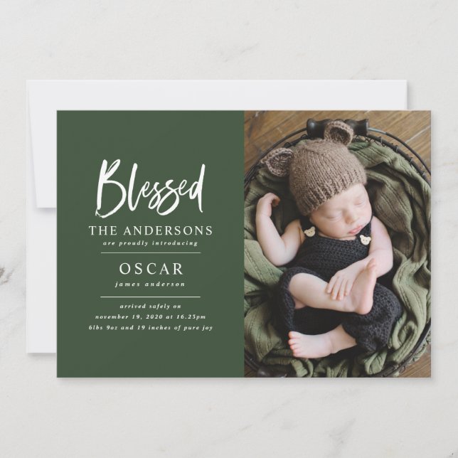 Modernes botanisches, gesegnetes Weihnachtsgebäck (Vorderseite)