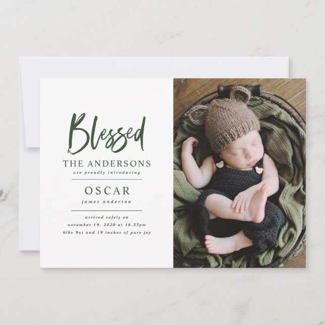 Modernes botanisches, gesegnetes Weihnachtsgebäck (Vorderseite)