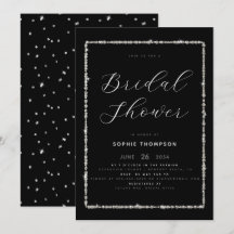 Modernes Brautparty aus Diamond-Sparkor-Glitzer