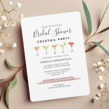 Modernes Brautparty Cocktail Beach Party