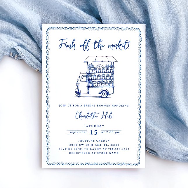 Modernes Brautparty Einladung (Von Creator hochgeladen)