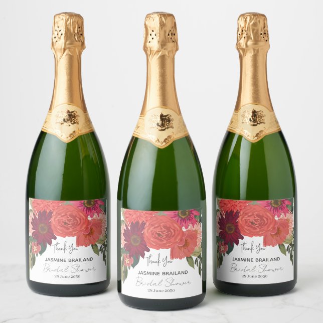 Modernes Brautparty für Herbst (Flaschen)