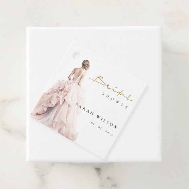 Modernes Brautparty für Hochzeitsfeiern Geschenkanhänger (Beispiel)