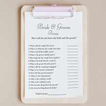 Modernes Brautspiel & Bräutigam-Brautparty