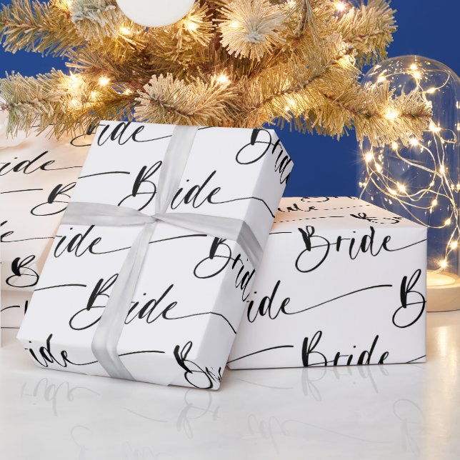 Modernes Bridge Wrapping Paper in Schwarz/Weiß Geschenkpapier (Feiertage)