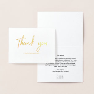 Modernes Briefgeschäft dank Gold Foil Card Folienkarte