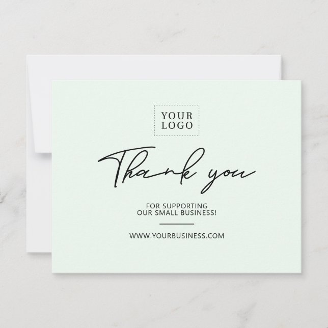 Modernes Briefpaket - Dankeschön-Karte Dankeskarte (Vorderseite)