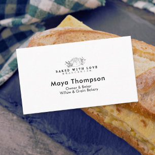 Modernes Brot-Logo für kleine Bäckereien Visitenkarte