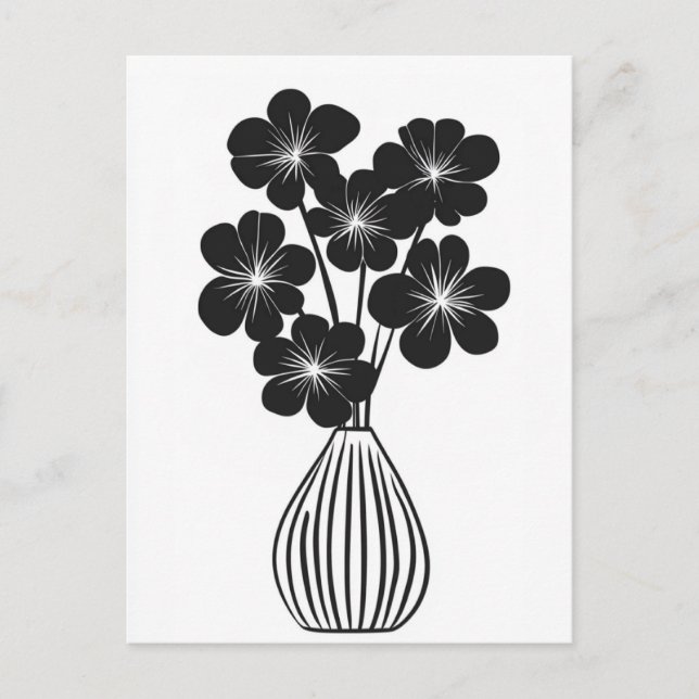 Modernes Buch #225 Mitte des Jahrhunderts Postkarte (Vorderseite)