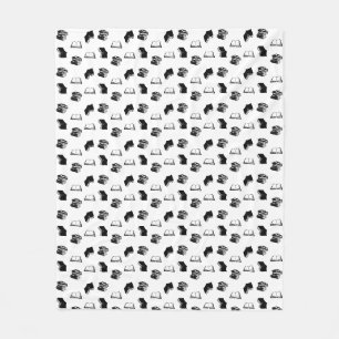 Modernes buchhalterisches Buchmuster Fleecedecke