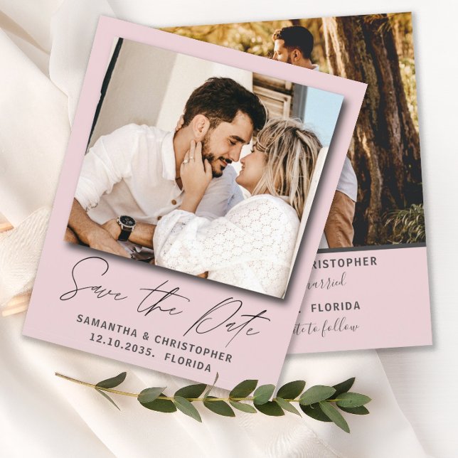 Modernes Budget Foto Rettete unsere Einladung (Von Creator hochgeladen)