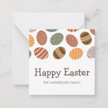 Modernes, buntes Fiesta Ostereig