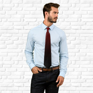 Modernes Burgundy Black Ombre Krawatte