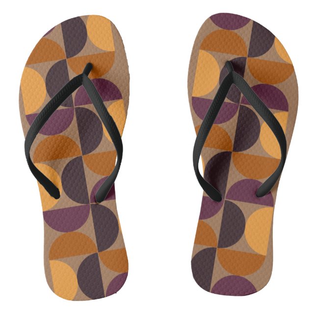 Modernes Burnt Weinmuseum Monte San Giorgio Flip Flops (Fußbett)