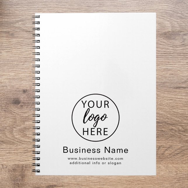 Modernes Büro für kundenspezifische Firmenlogos Notizblock (Custom Business Logo Modern Office Notebook)