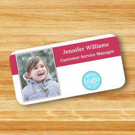 Modernes Business-Logo-Führungskraft Mitarbeiter-I Namensschild