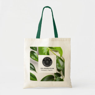 Modernes Business-Logo-Grün-Promotion-Branding Tragetasche
