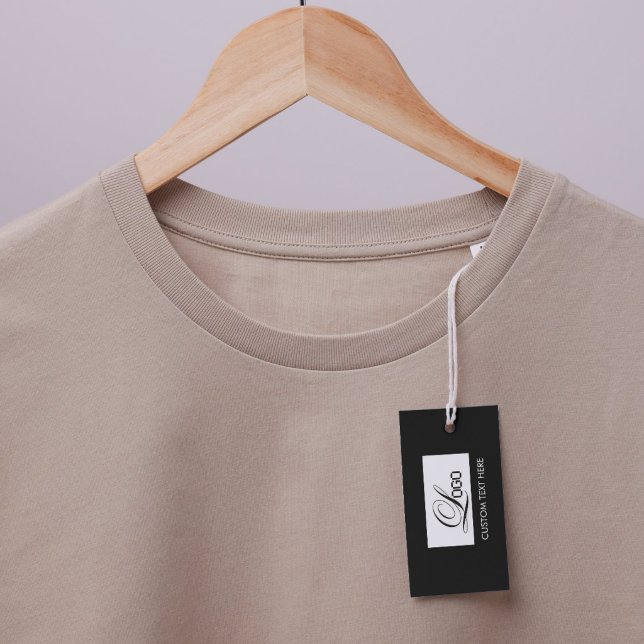 Modernes Business-Logo-Label Kleideranhänger (Von Creator hochgeladen)