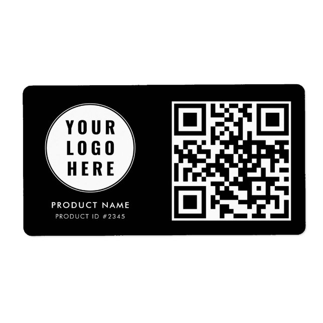 Modernes Business-Logo-Produkt-ID-QR-Code (Vorne)