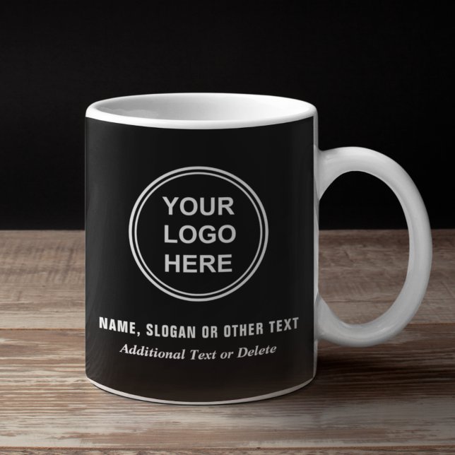 Modernes Business-Logo Stilvoll schwarz Kaffeetasse (Von Creator hochgeladen)