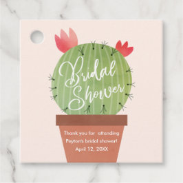 Modernes Cactus Brautparty Vielen Dank Geschenkanhänger