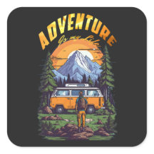 Modernes Camping Adventure