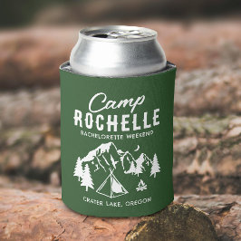 Modernes Camping Bachelorette Dosenkühler