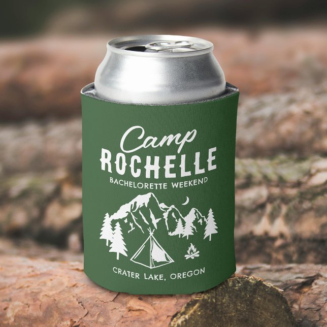 Modernes Camping Bachelorette Dosenkühler (Von Creator hochgeladen)