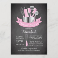 Modernes Chalkboard Stock Das Brautparty Küche