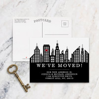 Modernes Chic Cityscape Neue Zuhause Moving