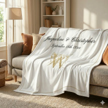 Modernes Chic Custom Newlywed Monogram