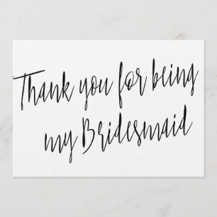 Modernes Chic "danken Ihnen für Sein meine Dankeskarte