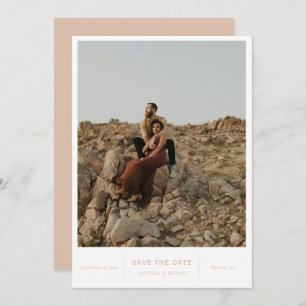 Modernes Chic-Foto Save The Date