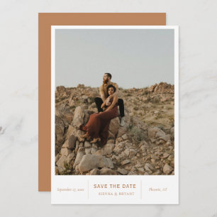 Modernes Chic-Foto Save The Date